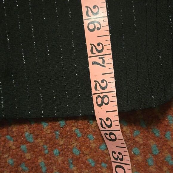 Vintage R & M Richard's Ladies pinstriped jacket/blazer black - Picture 10 of 12